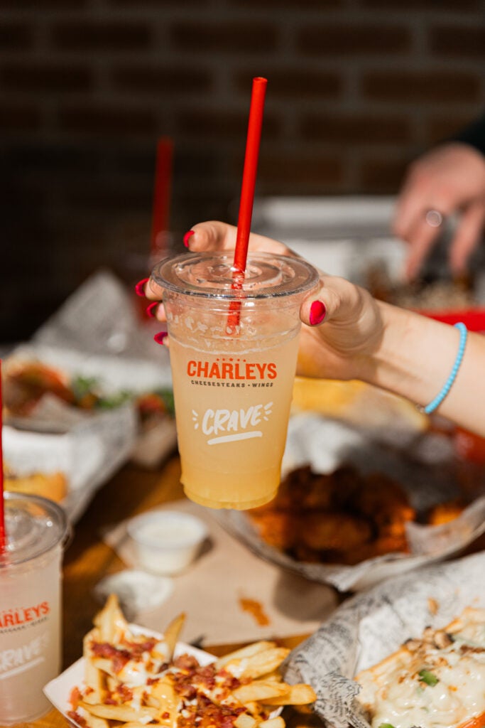 Valentine's Day meal at Charley Cheesesteaks